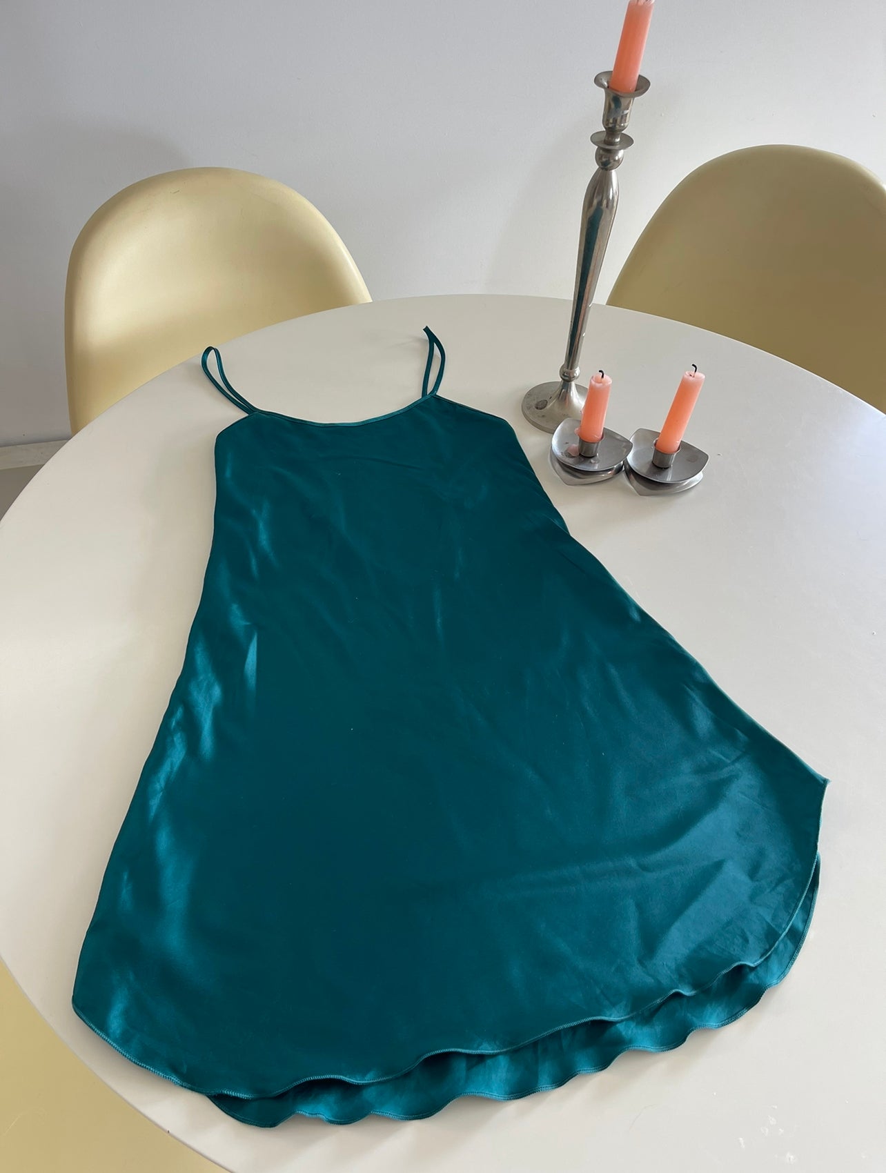 Green Slip Dress (XS)