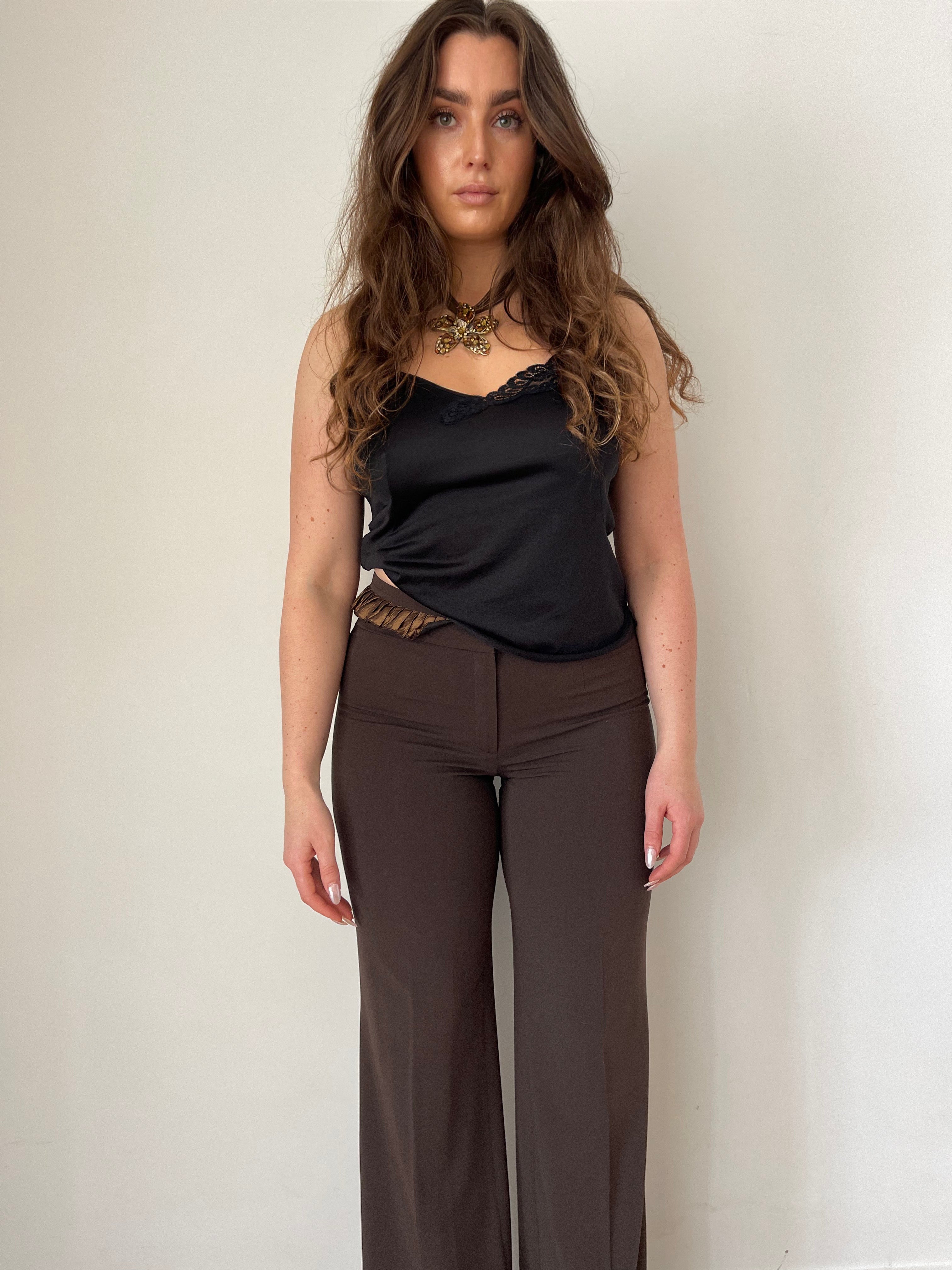 Vintage Lace Front Double Strap Cami (10-12)