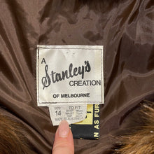 Load image into Gallery viewer, Vintage Faux Fur Jacket Made in Aus (M)
