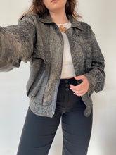 Load image into Gallery viewer, Vintage Genuine Leather Bomber Jacket Made in Aus (L)
