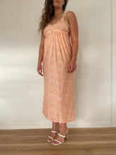 Load image into Gallery viewer, Vintage Lace Trim Slip Dress (10-12)
