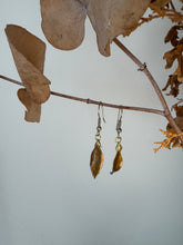 Load image into Gallery viewer, Vintage Golden Leaf Earrings
