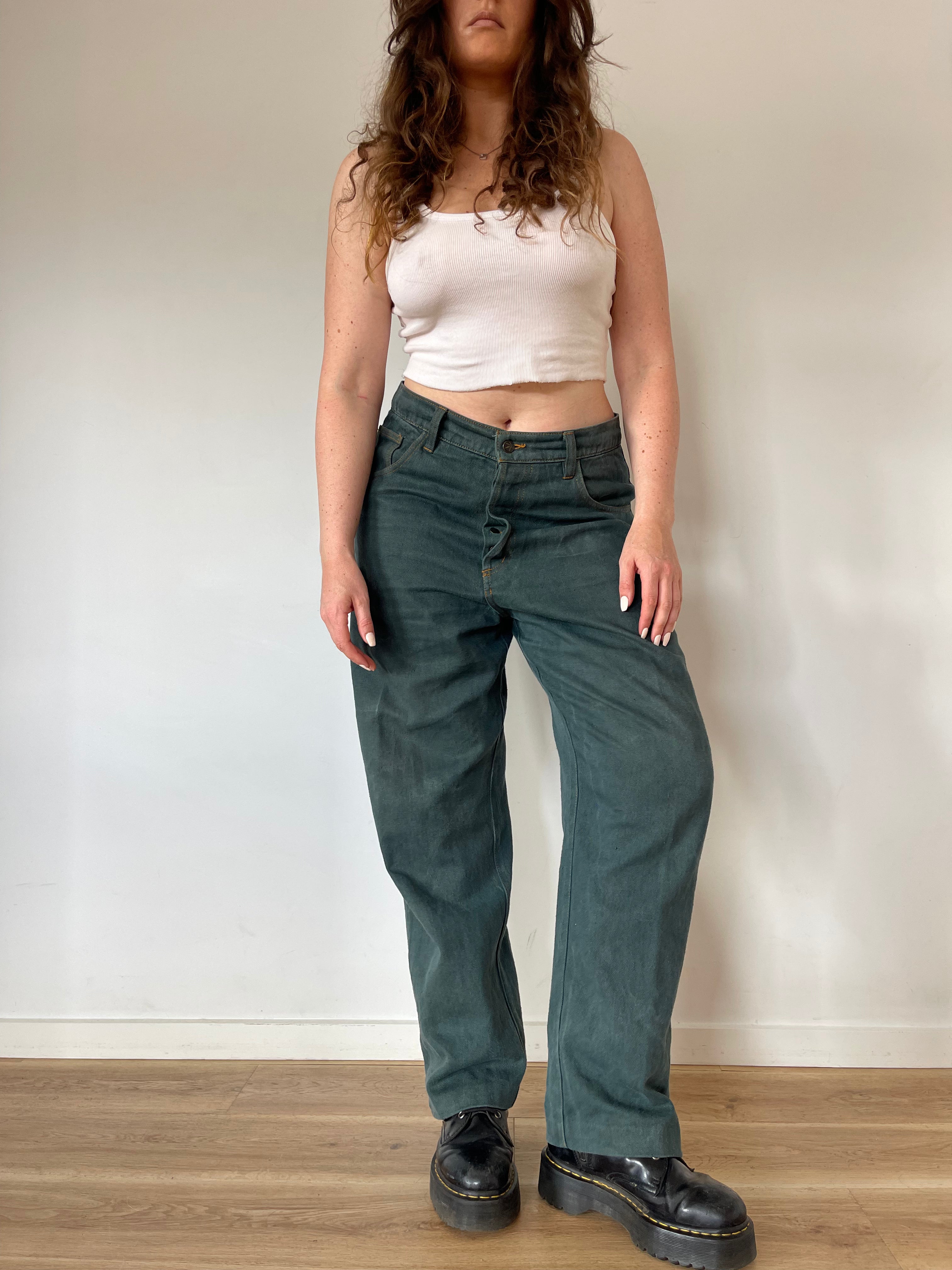 Vintage 1994 Slaam Cannabis Workwear Pants (35)