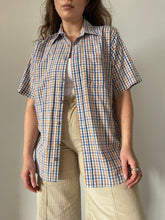 Load image into Gallery viewer, Vintage Checked Button Up Shirt (M)
