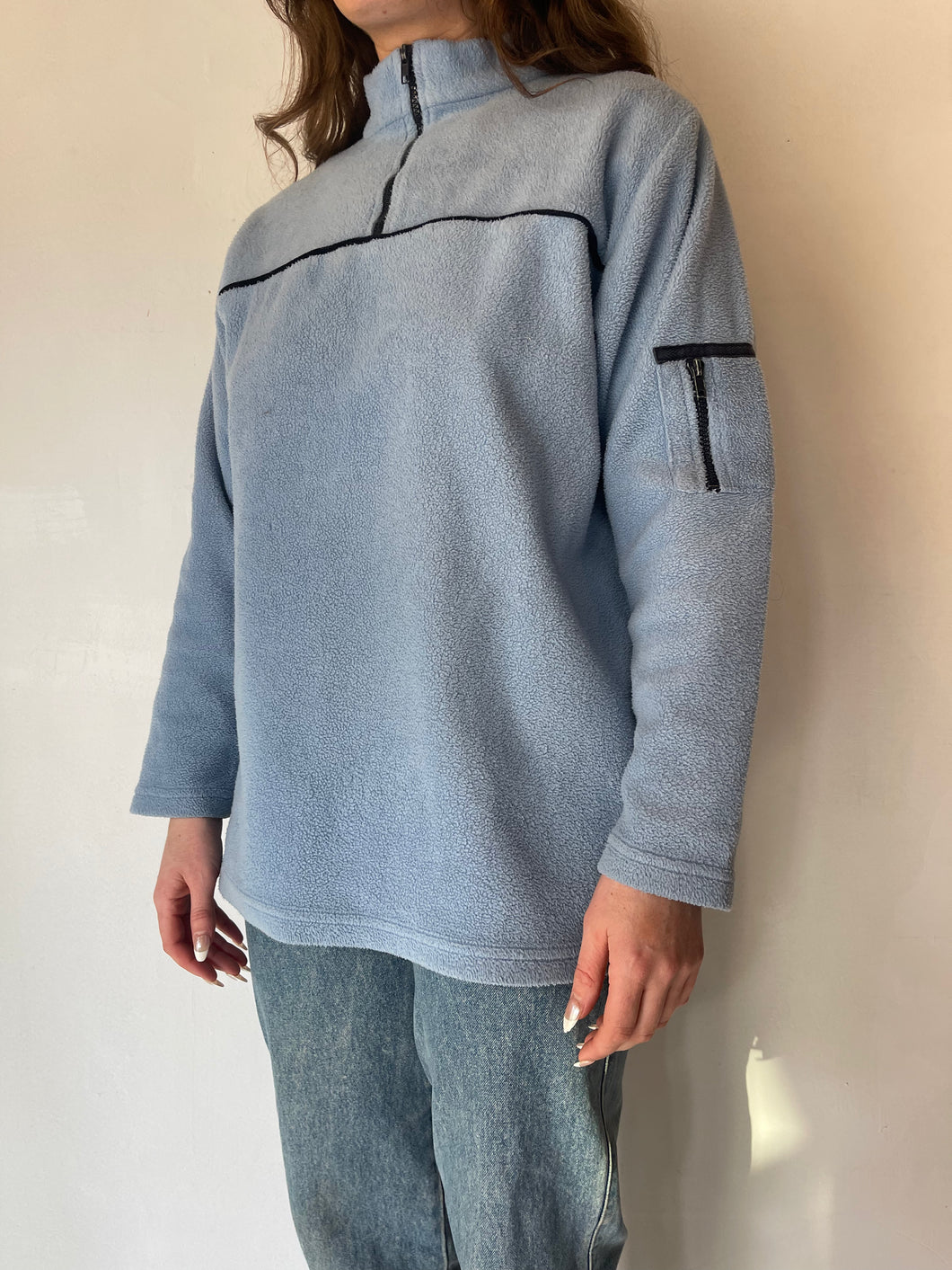 Vintage 1/4 Zip Made in Aus (L)