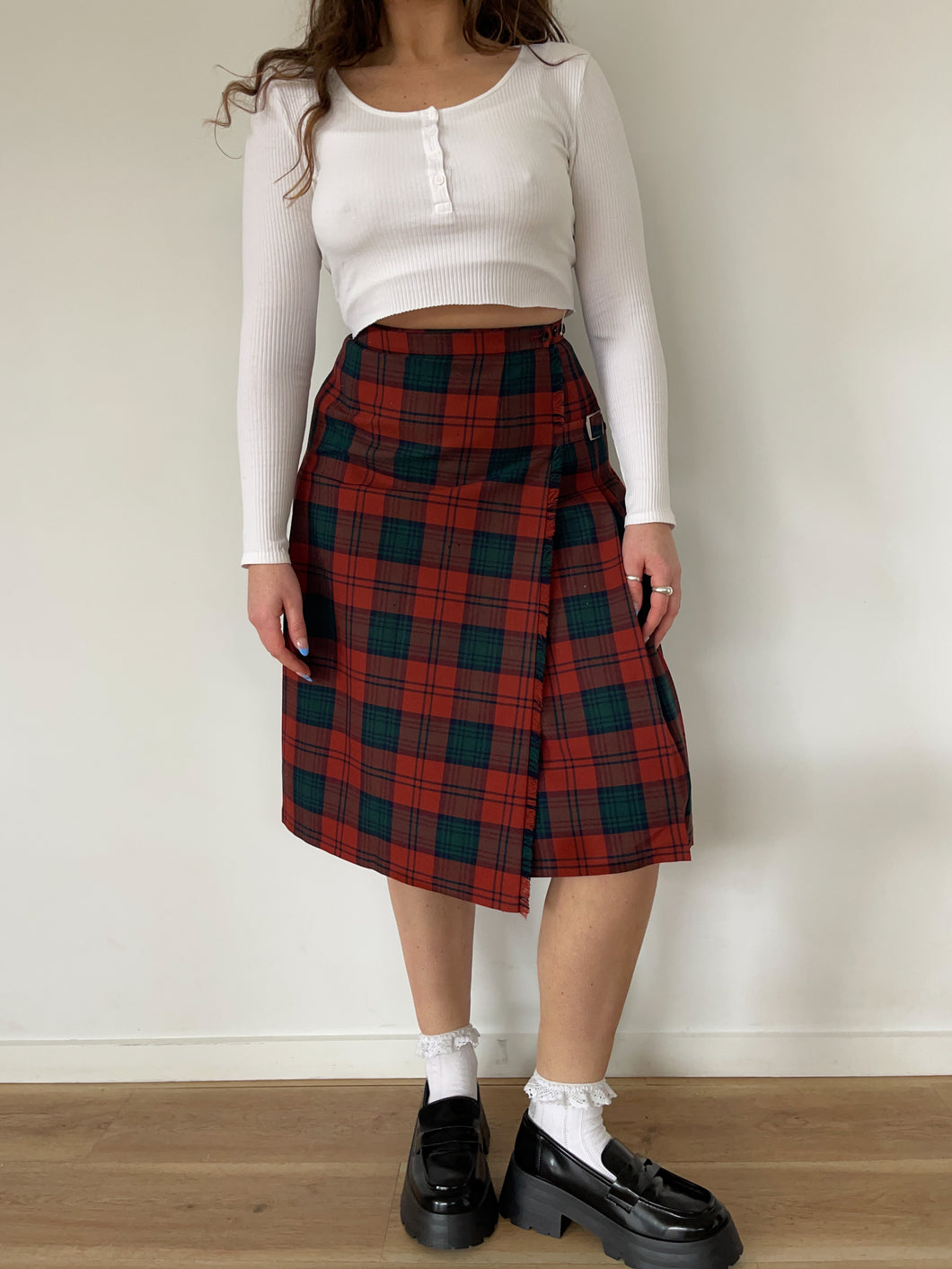 Vintage Fletcher Jones Tartan Skirt (6-8)