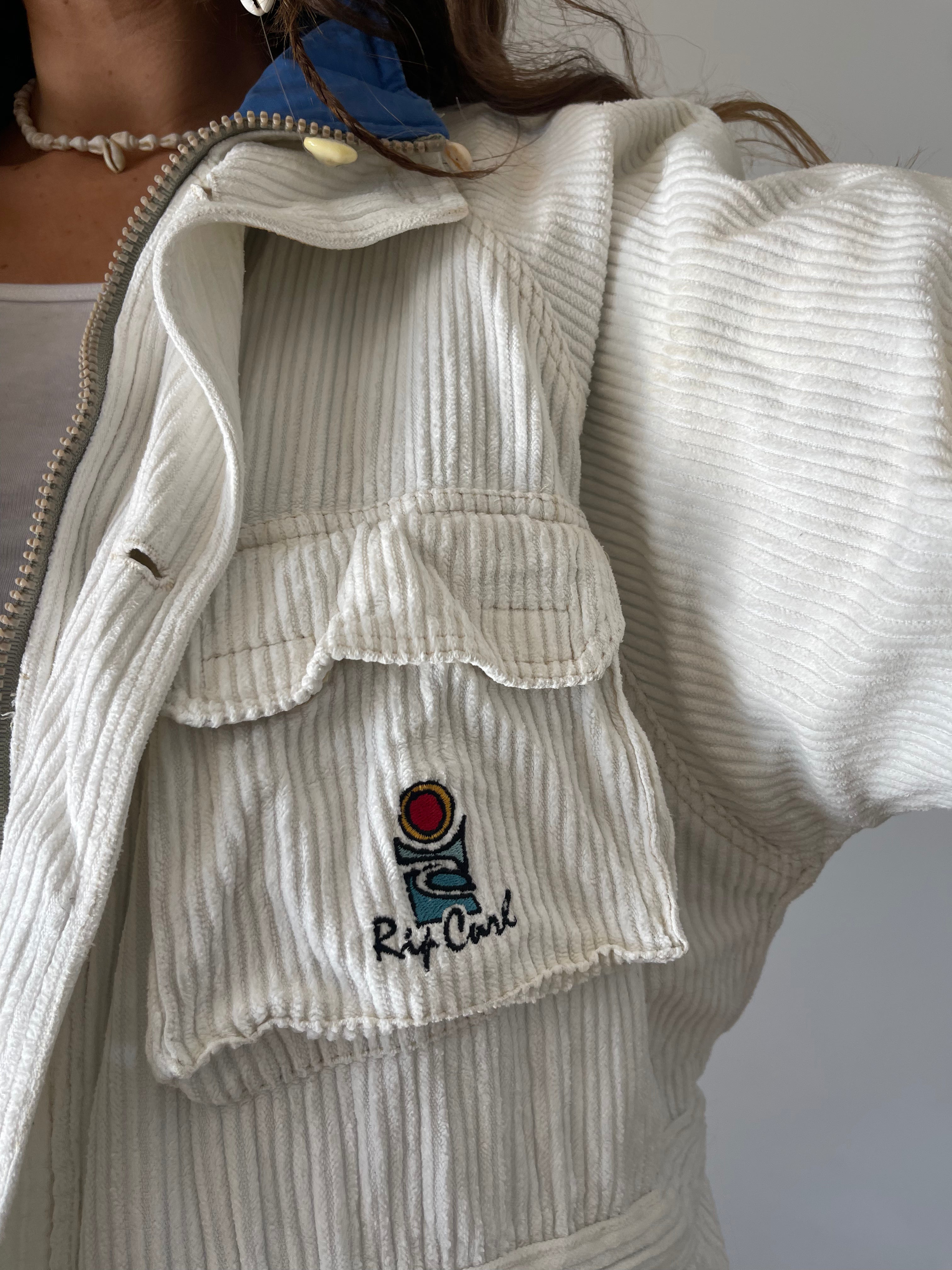 Vintage Rip Curl Corduroy Reversible Jacket (L)